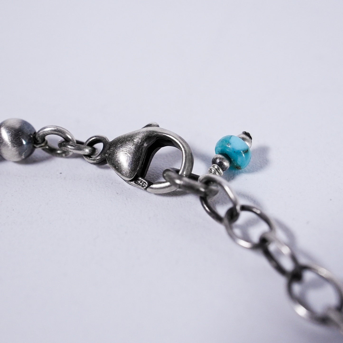 Turquoise Necklace Sleeping Beauty Navajo Pearl