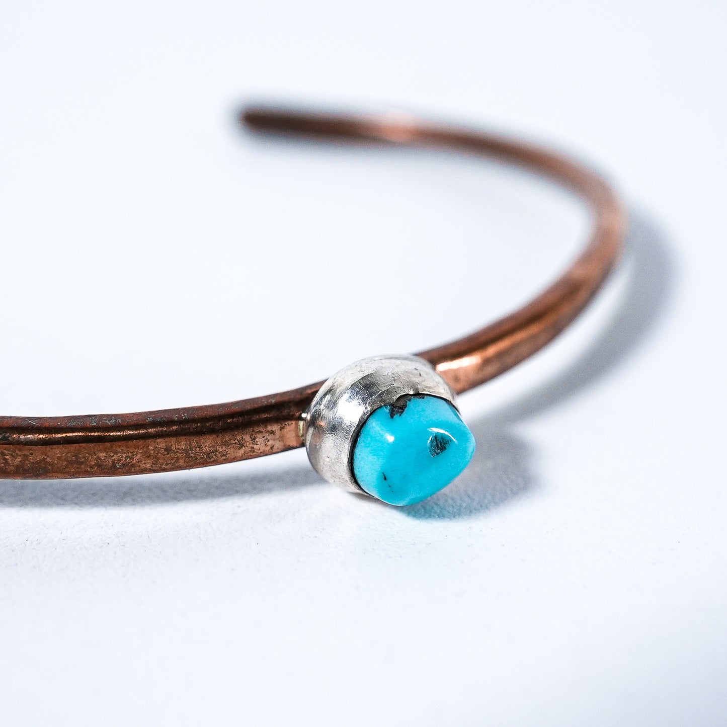 Turquoise Bangle Sleeping Beauty Navajo copper