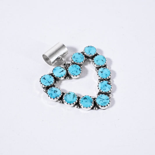Turquoise Pendant Top King Man Navajo