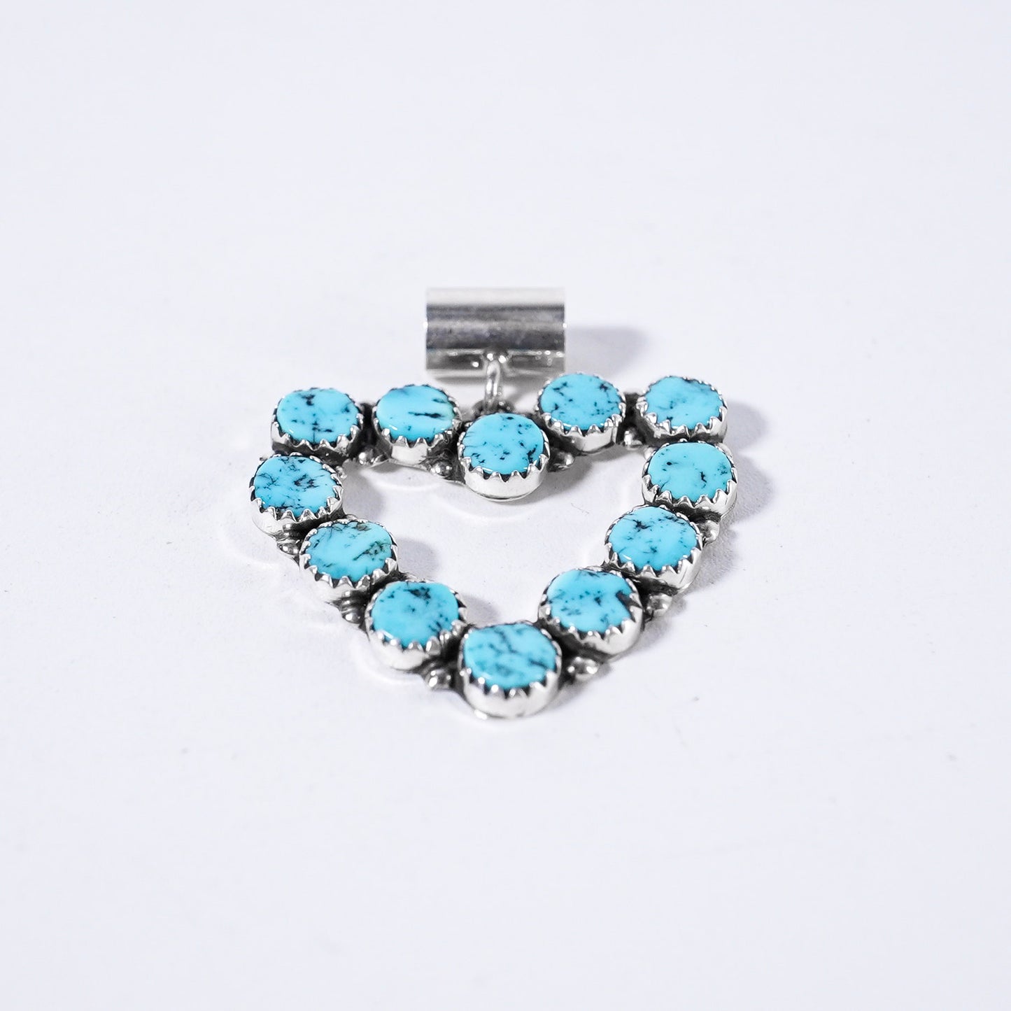 Turquoise Pendant Top King Man Navajo