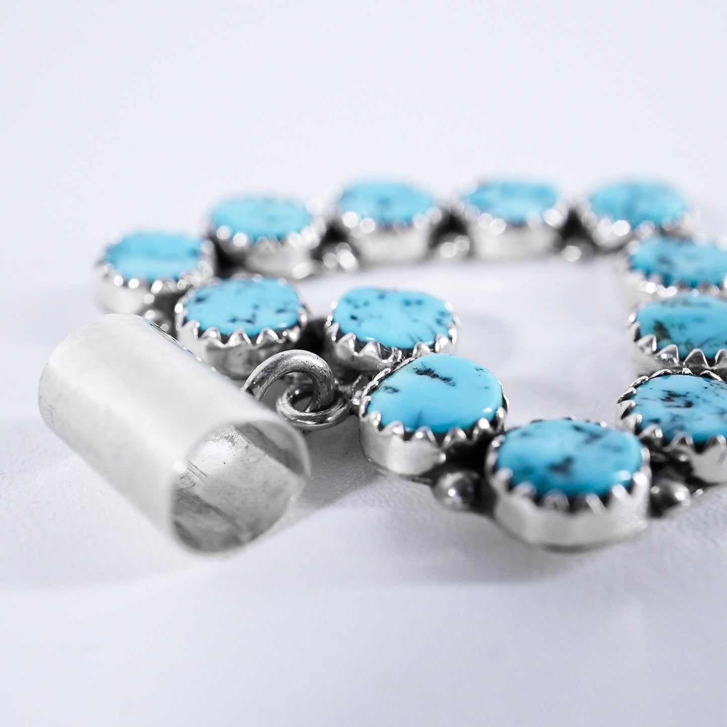 Turquoise Pendant Top King Man Navajo
