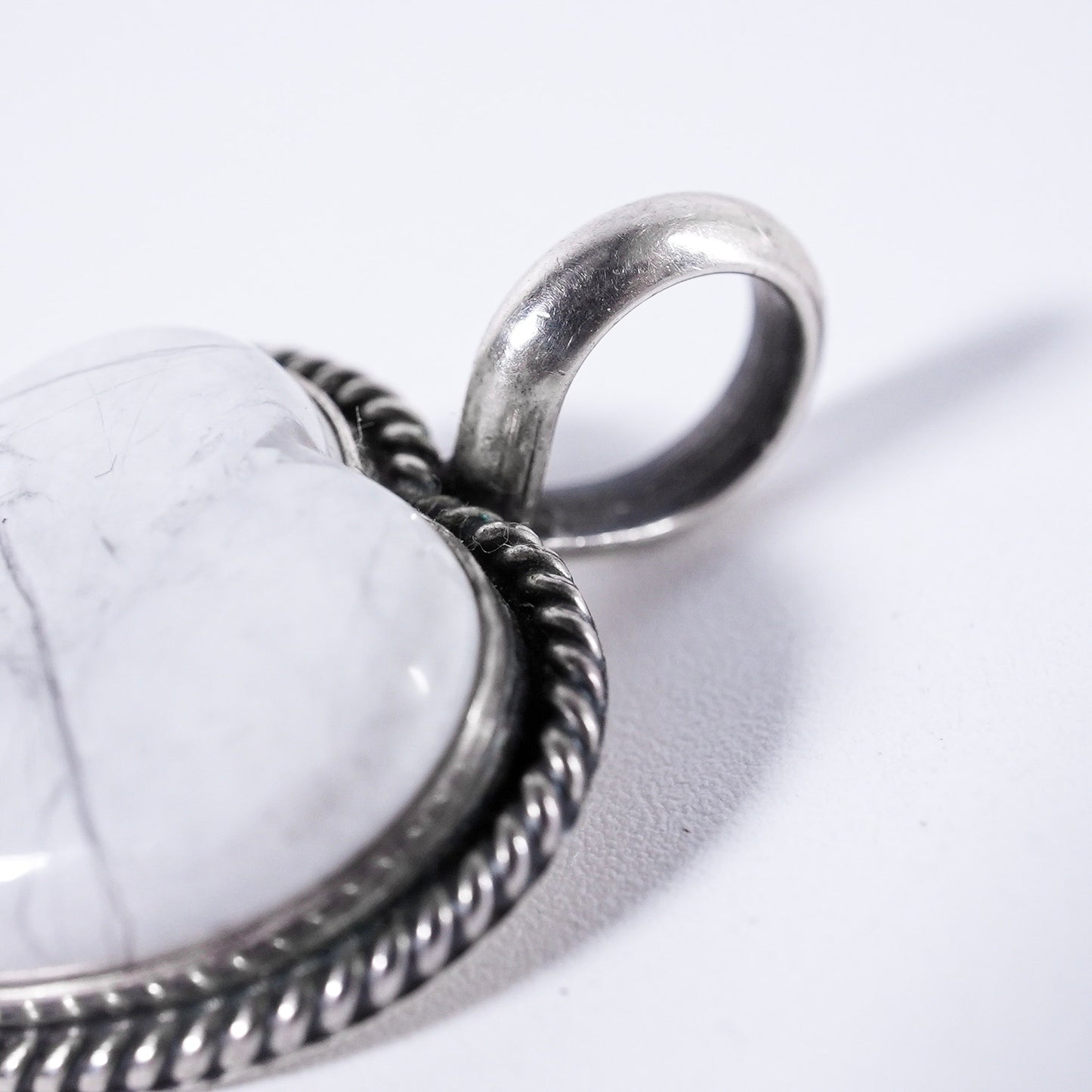 White Buffalo Pendant Top Navajo
