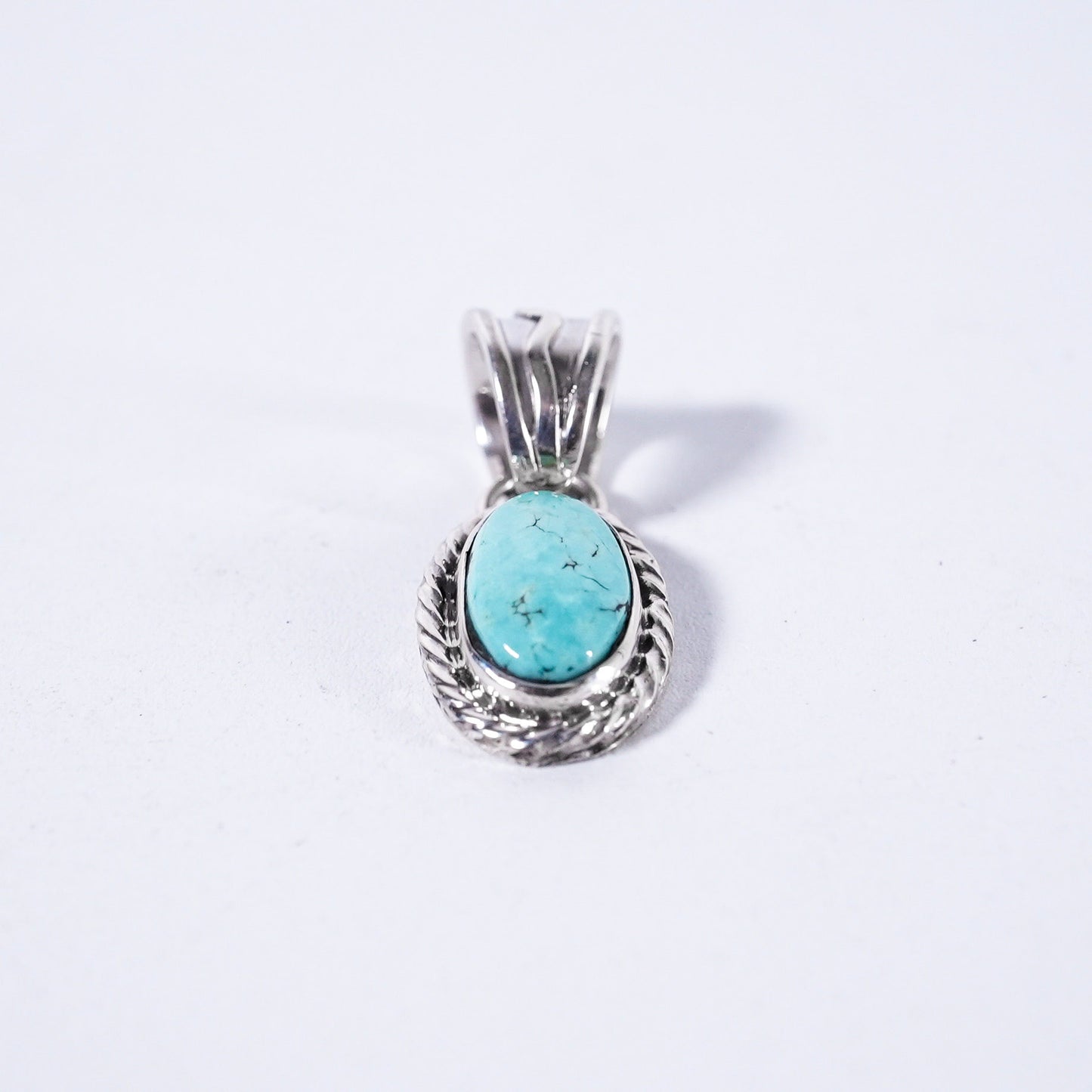 Turquoise Pendant Top Kingman Navajo