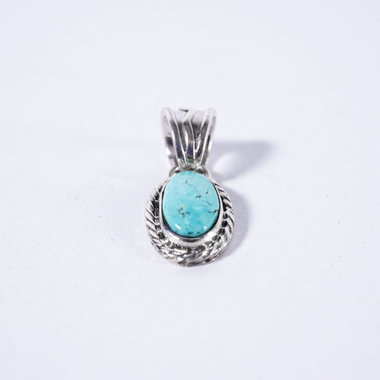 Turquoise Pendant Top Kingman Navajo