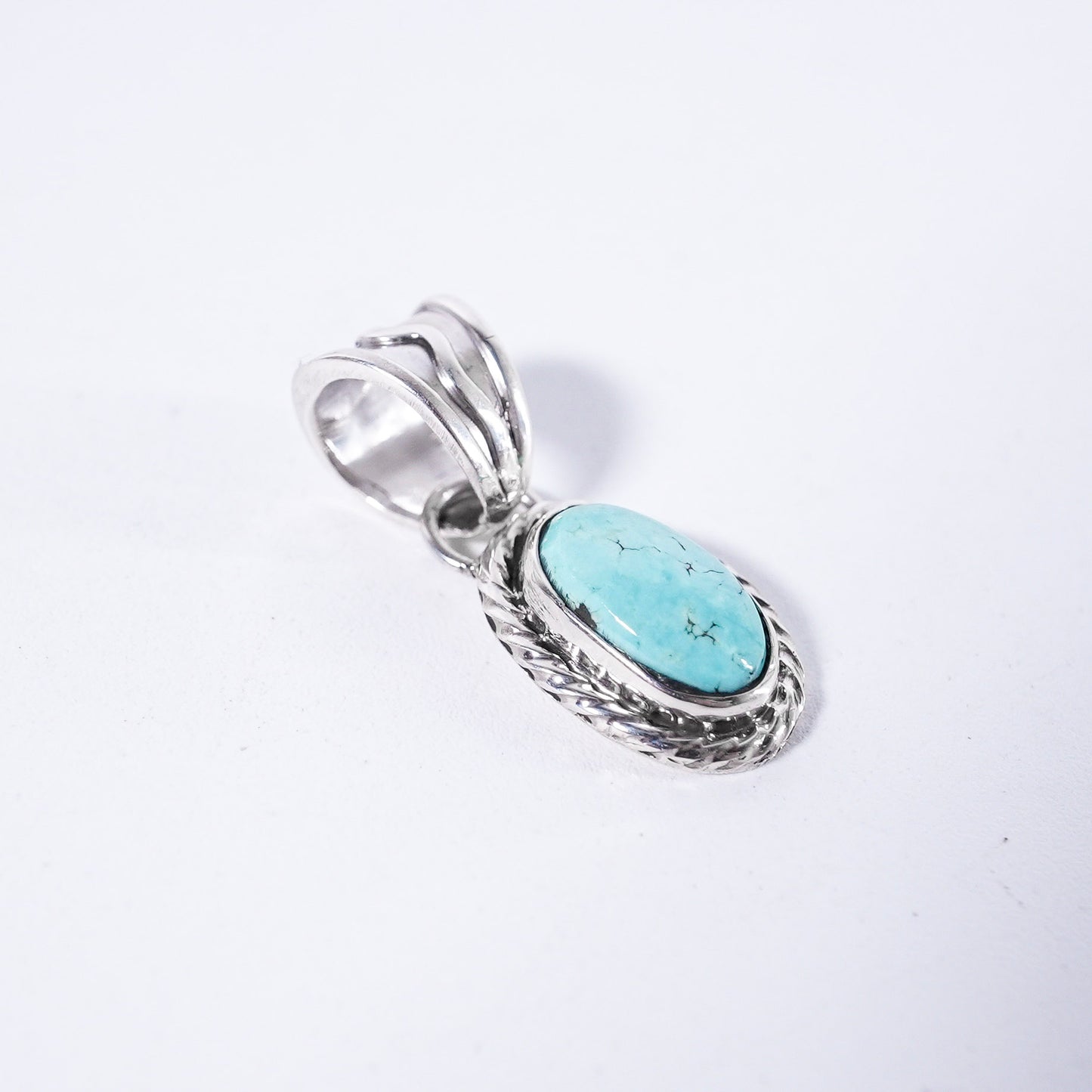 Turquoise Pendant Top Kingman Navajo