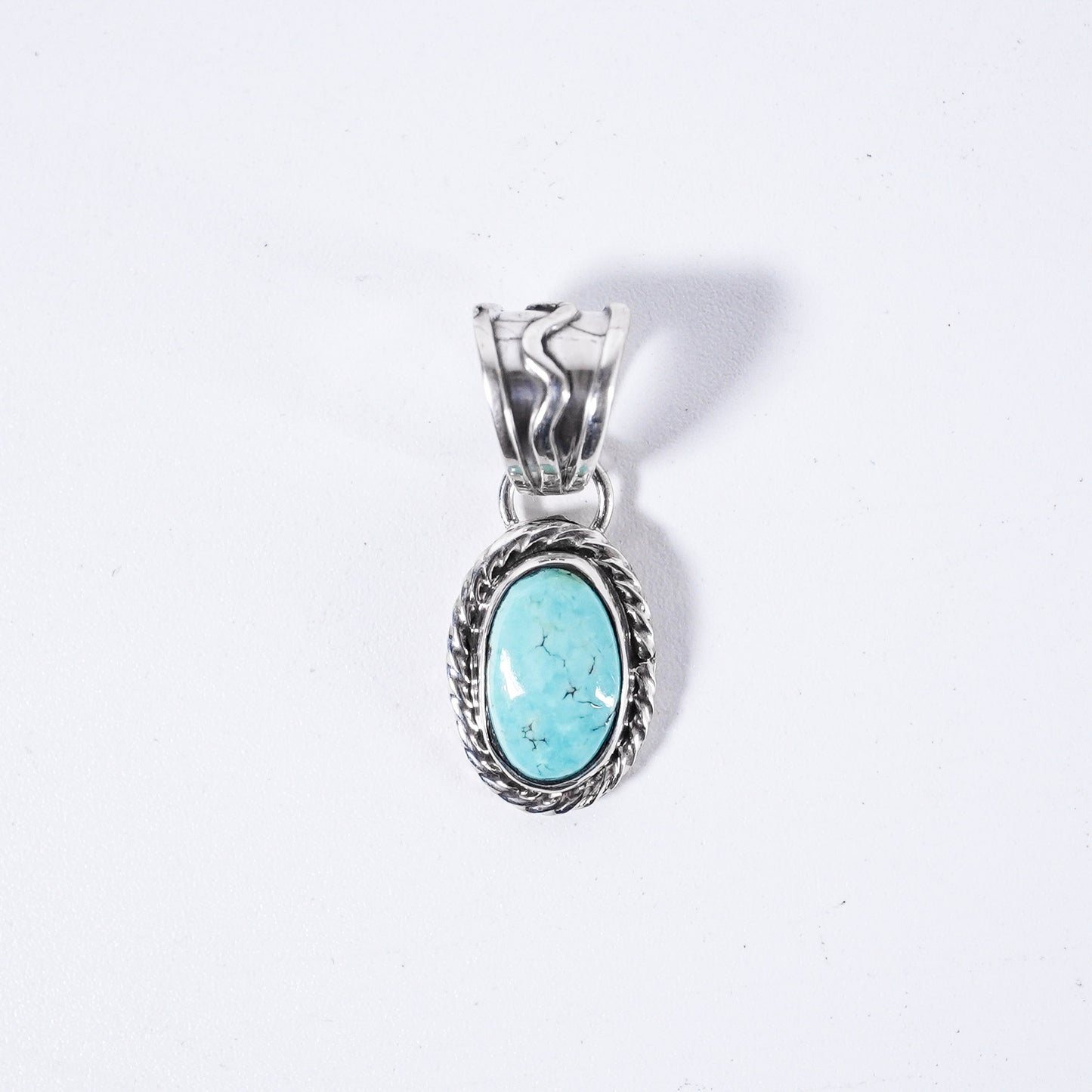 Turquoise Pendant Top Kingman Navajo