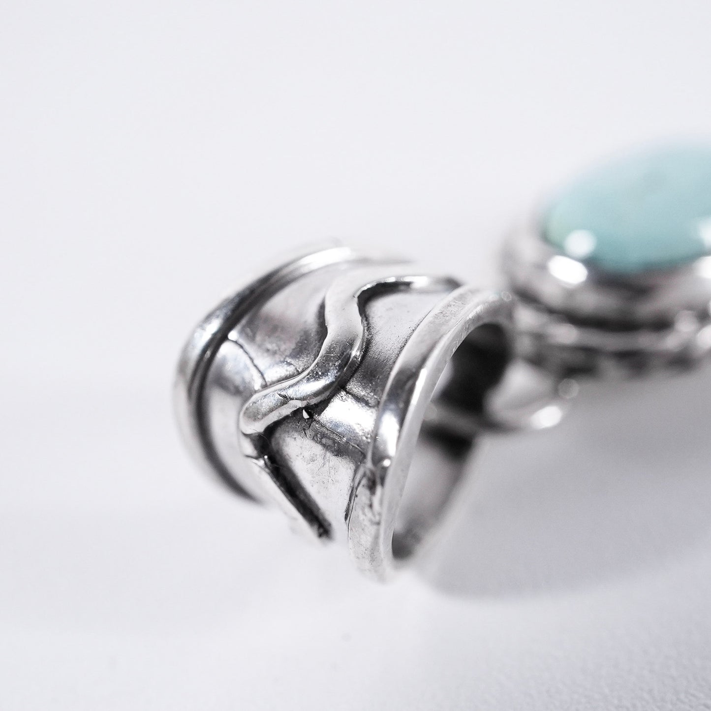 Turquoise Pendant Top Kingman Navajo