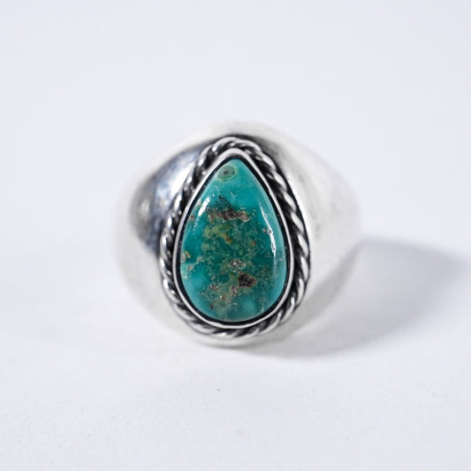 Turquoise Ring Royston Silver Mucho Original リング ロイストン鉱山 オリジナル制作