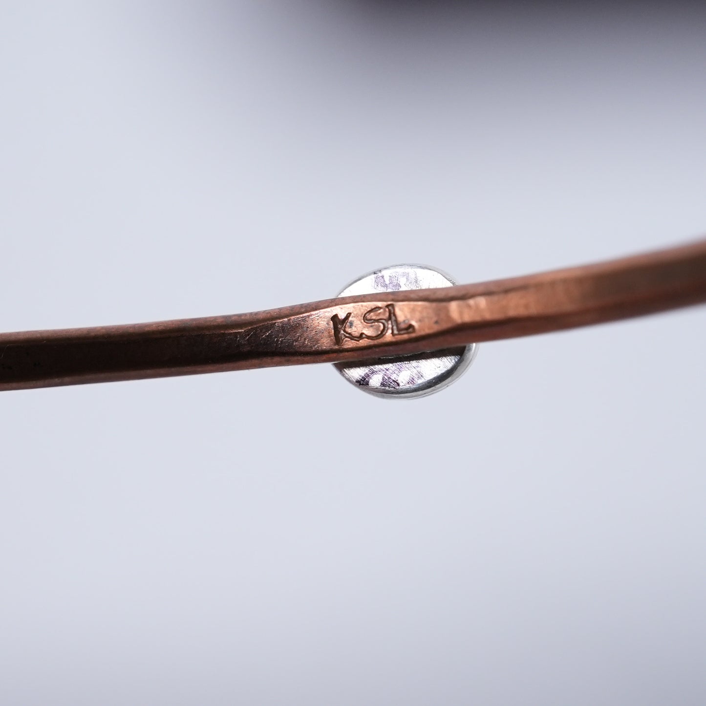 Turquoise Bangle Sleeping Beauty Navajo copper