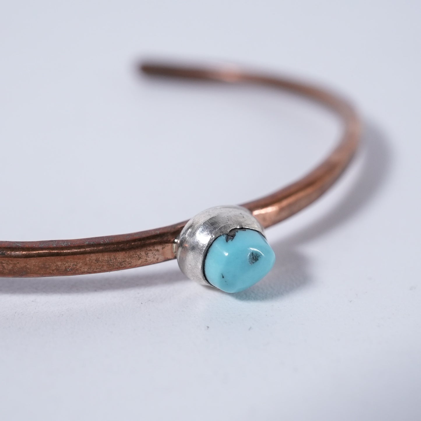 Turquoise Bangle Sleeping Beauty Navajo copper