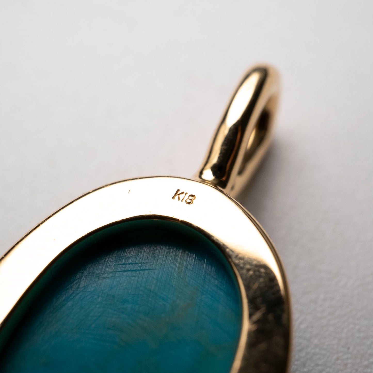 Turquoise Pendant Mucho Original 18K