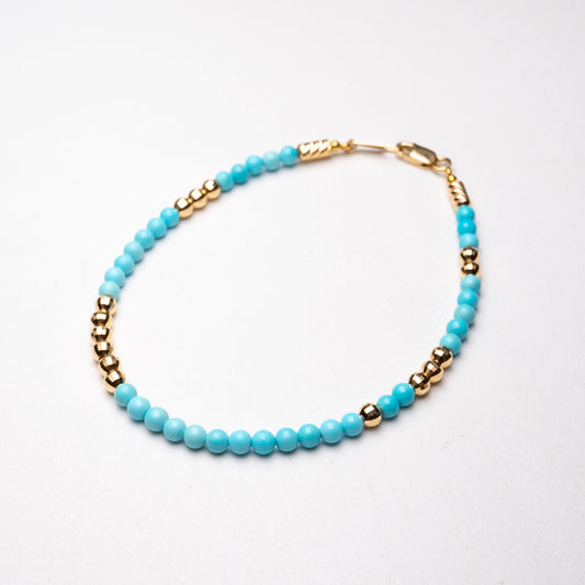 Turquoise Bracelet MCSUN Original 18K