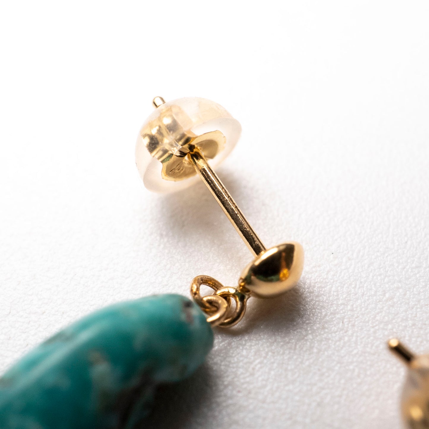Turquoise Earrings Mucho Original 18K