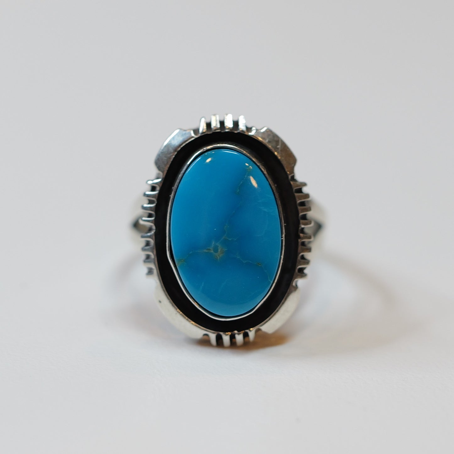 Turquoise Ring Silver 指輪 希少 アルメニアンターコイズ ナバホ 11号