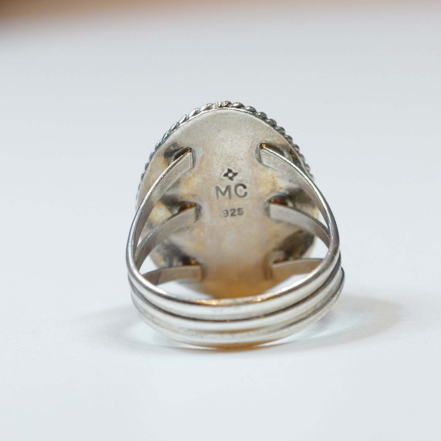 Turquoise Ring ナバホ族 キングマン鉱山 シルバーリング