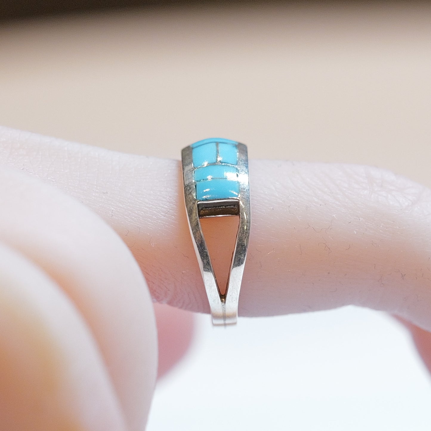 Turquoise Ring ズニ スリーピングビューティー リング 18.5号