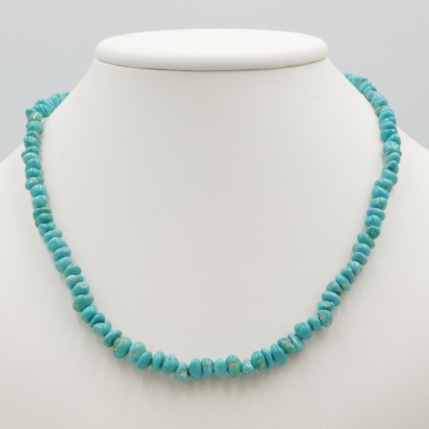 Lone Mountain Turquoise Beaded Necklace ローンマウンテン鉱山 ターコイズ ネックレス