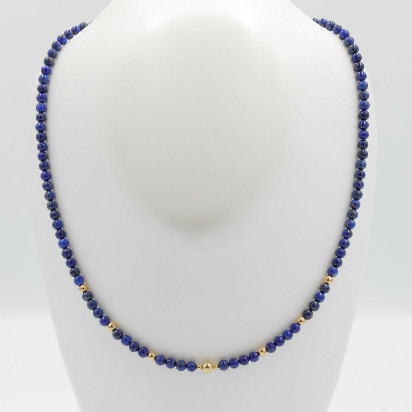 Lapis Lazuli & Gold Beads Convertible Necklace / Bracelet ラピスラズリ ゴールドビーズ ネックレス