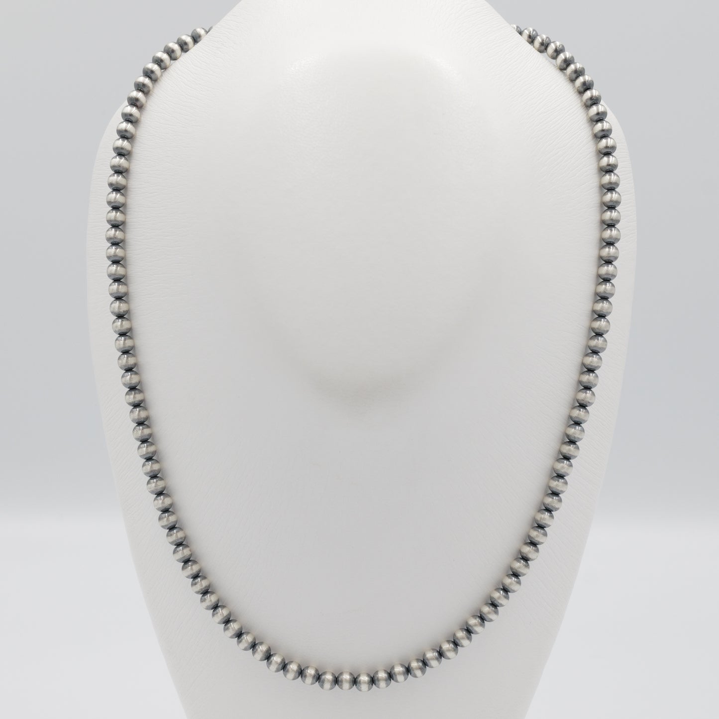 Silver Beads Necklace  ナバホパール ネックレス