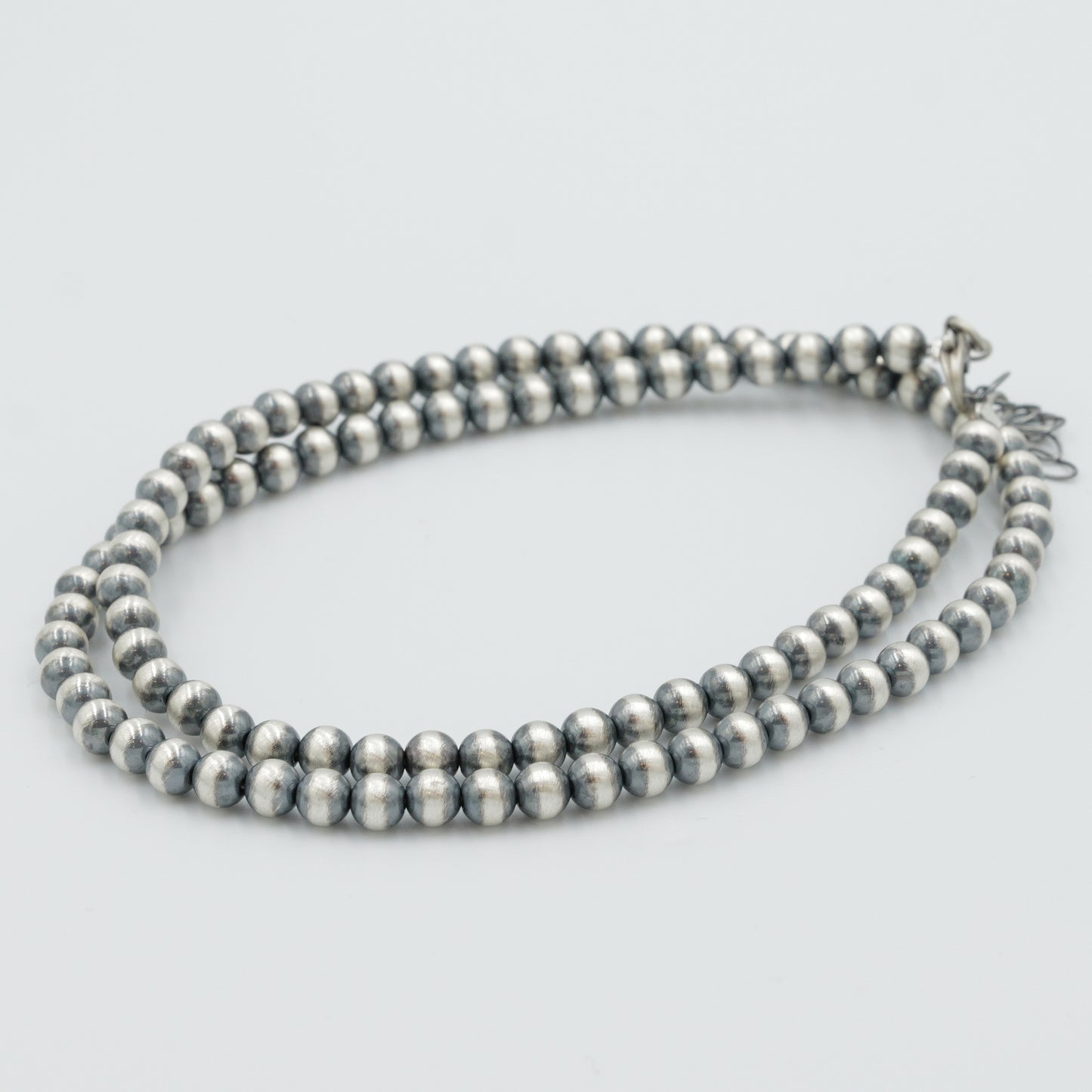 Silver Beads Necklace  ナバホパール ネックレス
