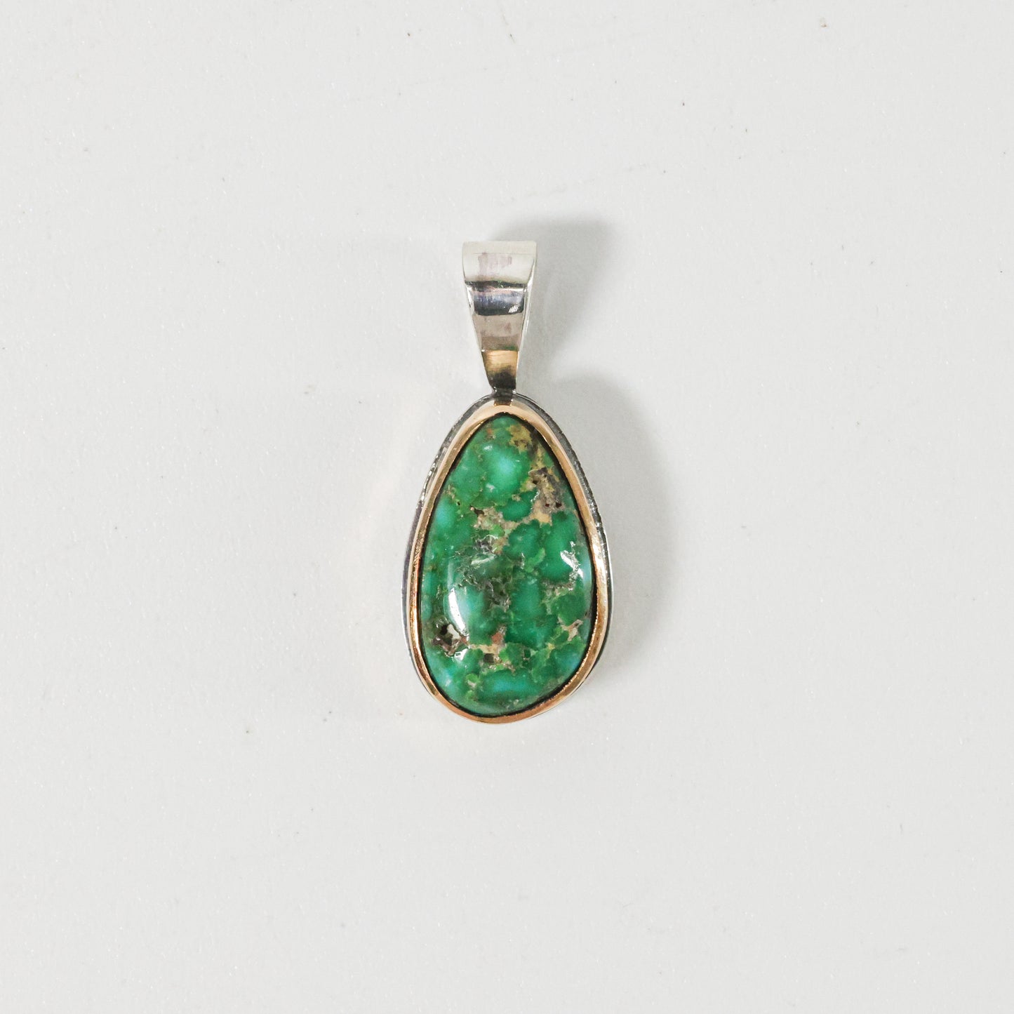 Turquoise Pendant Royston Mucho Original 18K Gold