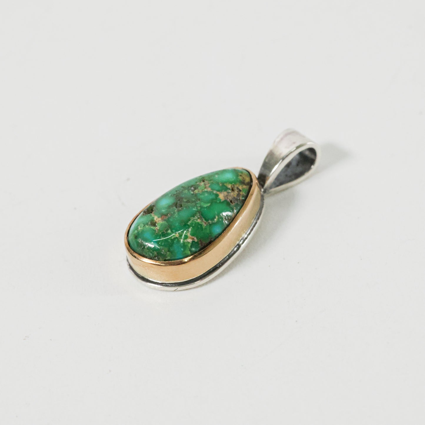 Turquoise Pendant Royston Mucho Original 18K Gold