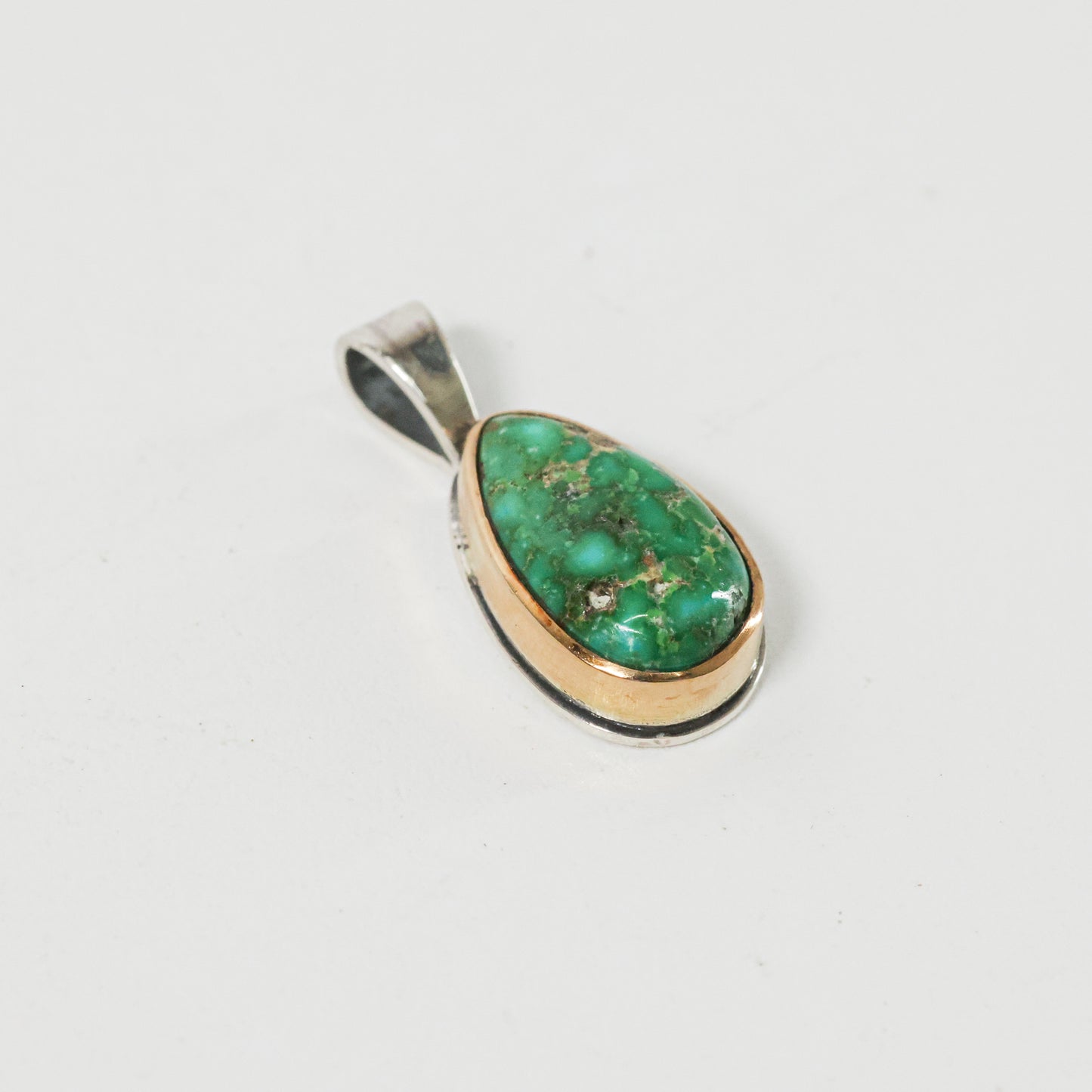 Turquoise Pendant Royston Mucho Original 18K Gold