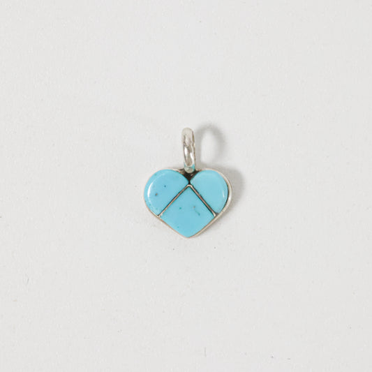 Turquoise Pendant Heart Navajo