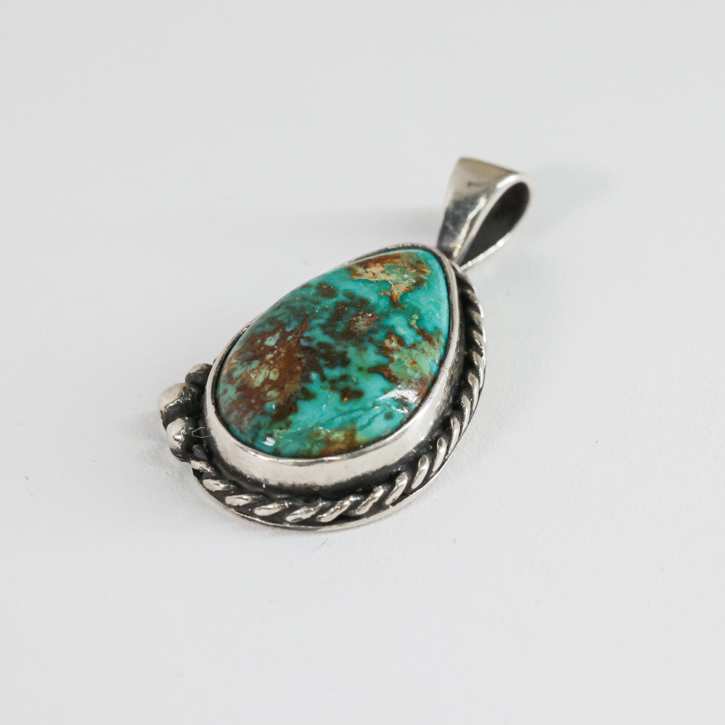 Turquoise Pendant Royston Mucho Original 18K Gold