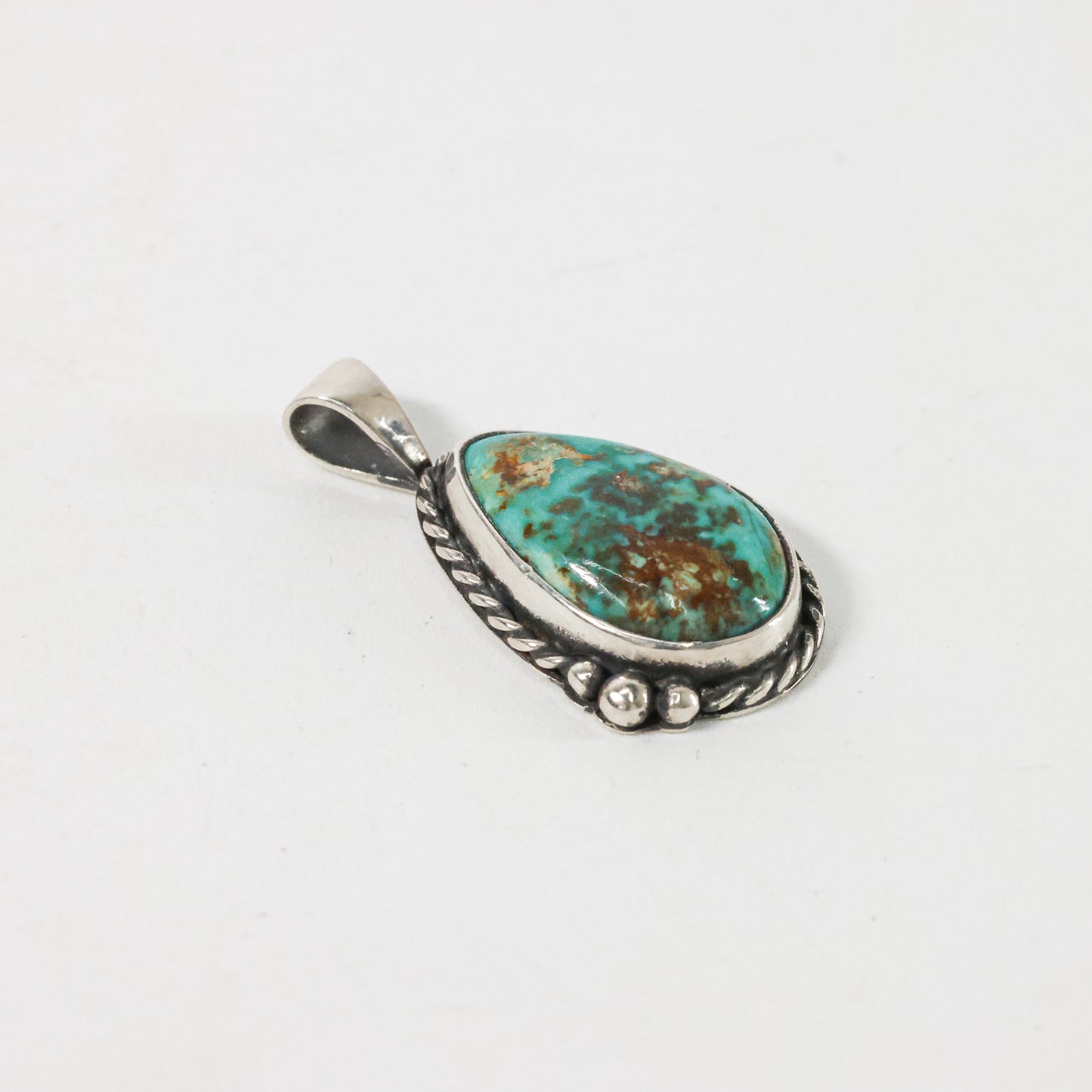 Turquoise Pendant Royston Mucho Original 18K Gold