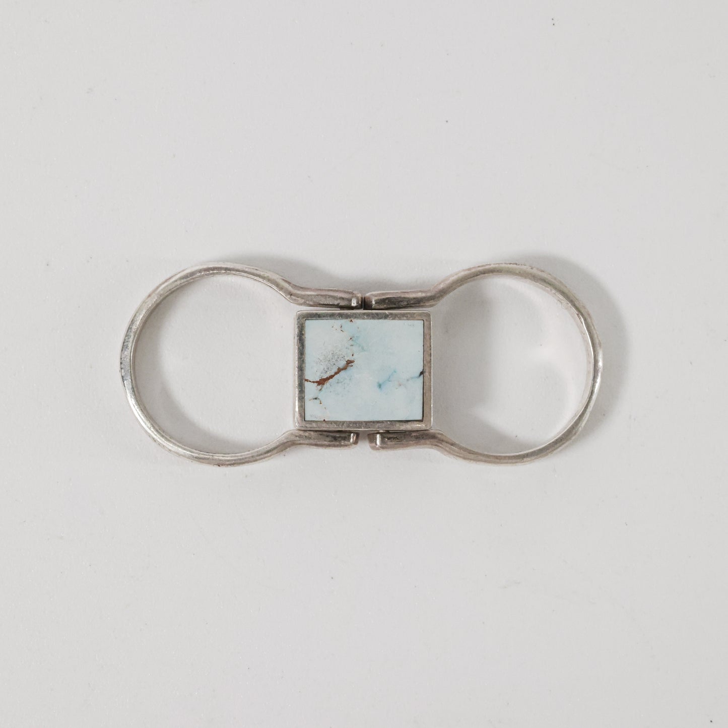 Turquoise White Buffalo Reversible Ring Navajo