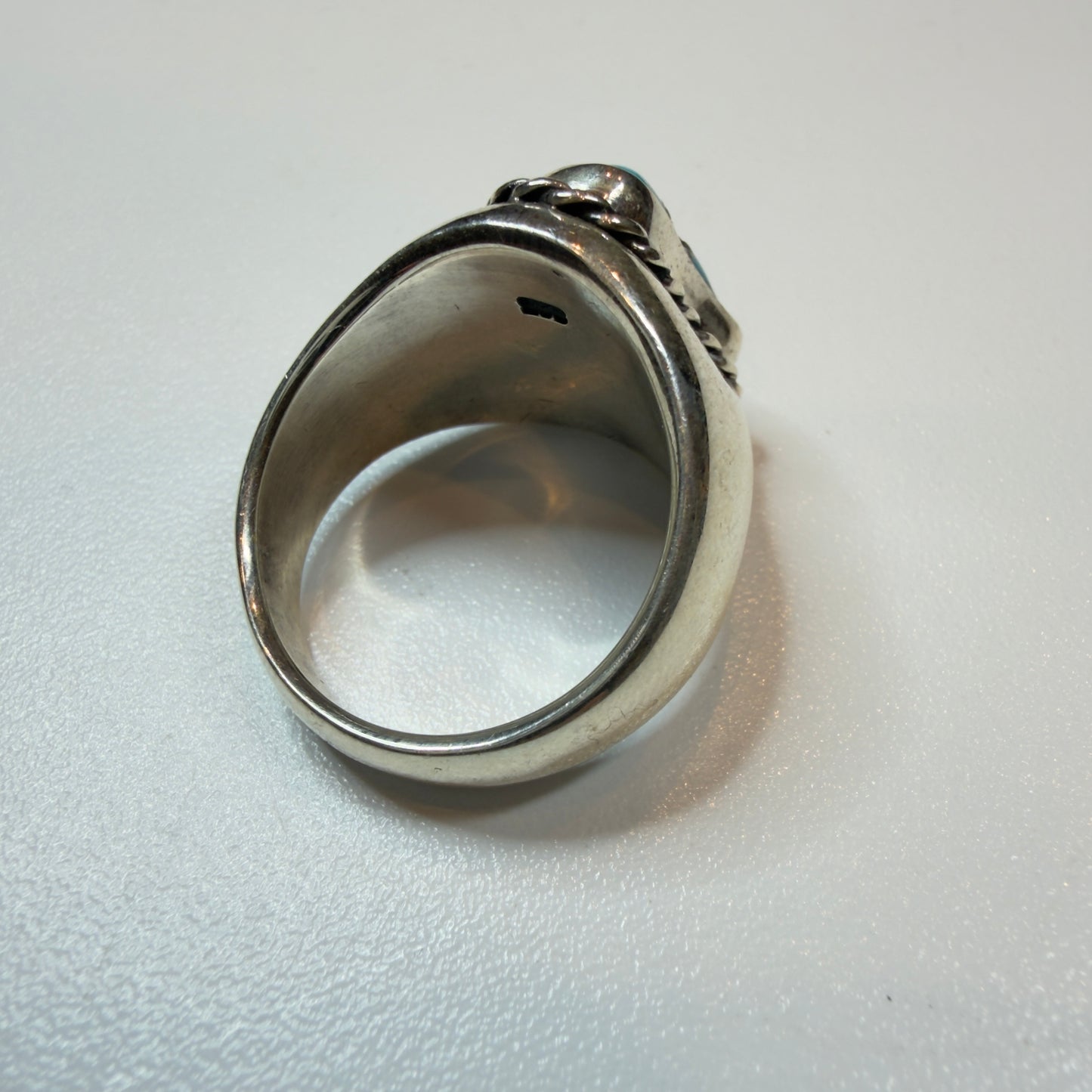 Turquoise Ring Royston Silver Mucho Original リング ロイストン鉱山 オリジナル制作 18号